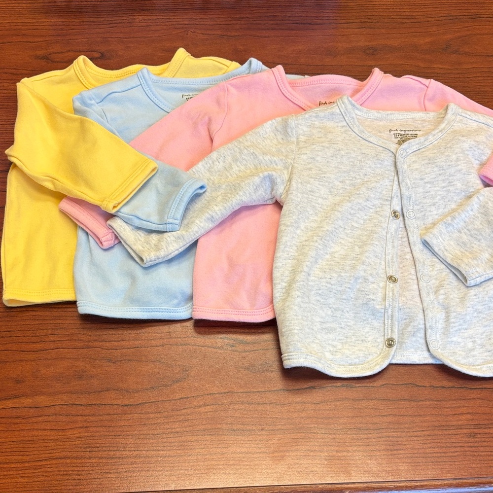NWOT First impressions- long sleeve cardigan bundle (4)